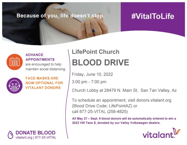 Lifepoint Church Blood Drive 768x593