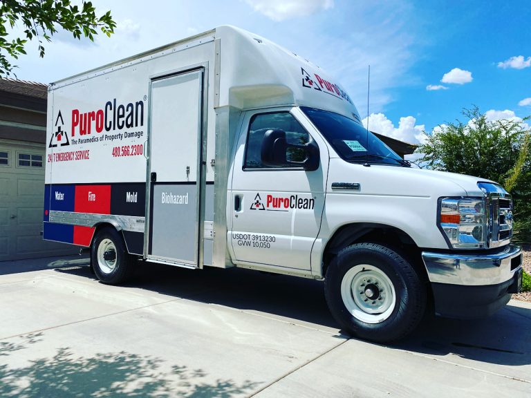 PuroClean of San Tan truck at the home office 768x576