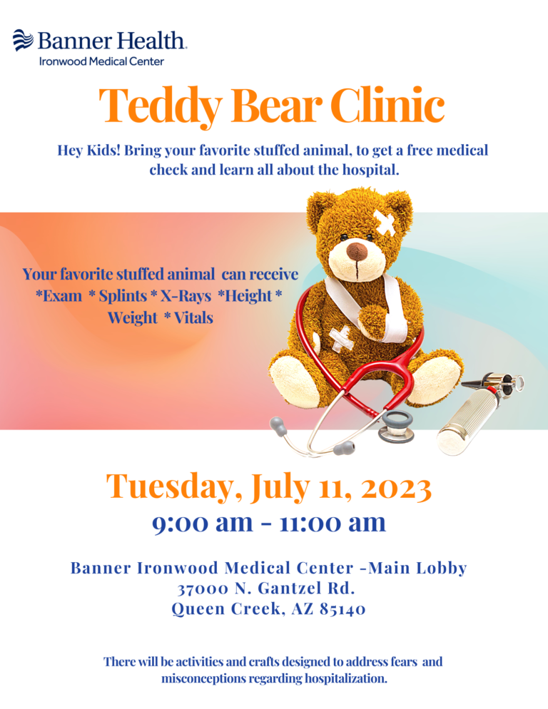 BIMC Teddy Bear Clinic 2023 Flyer 768x994